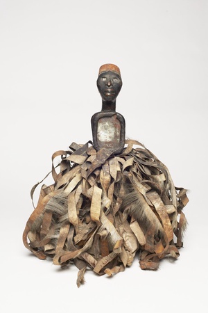 Male Figure with Strips of Hide (Nkisi)