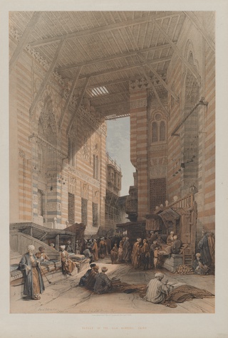 Egypt and Nubia, Volume III: Bazaar of the Silk Mercers, Cairo