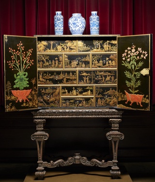 Cabinet with Chinese and American Motifs