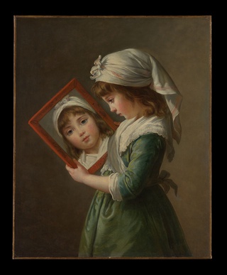 Julie Le Brun (1780–1819) Looking in a Mirror