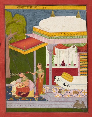 Dhanasri Ragini, ca. 1680, Himalayan peoples, South Asians