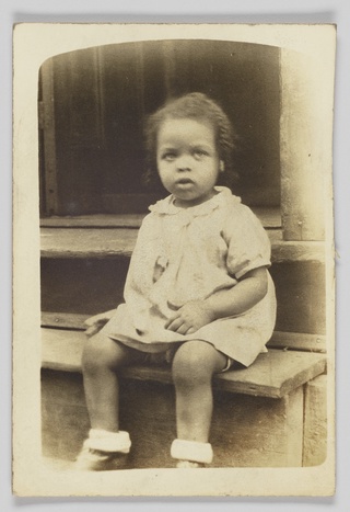 Photographic print of a young girl