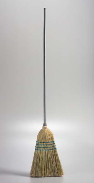 Broom used by the community members to clean-up after Baltimore protests
