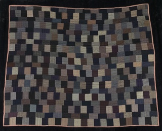 Untitled (Strip Quilt with Suiting)