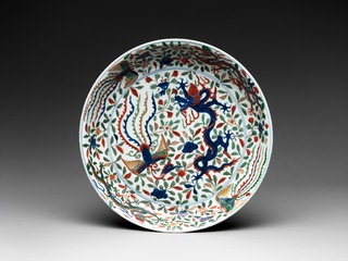 Dish with Dragon and Phoenix