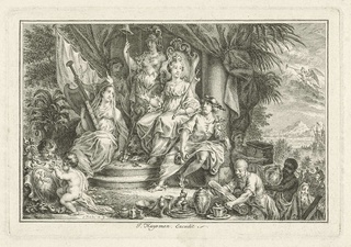 Allegorie op de V.O.C., 1752–1784, Simon Fokke