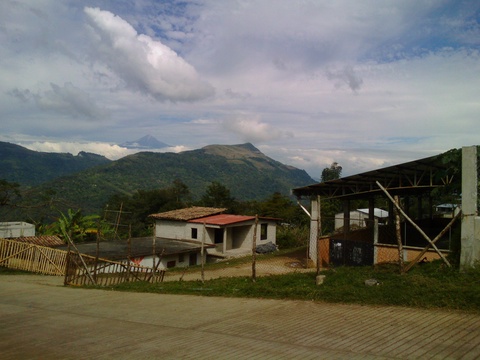 A high resolution photograph of the mountain landscape of Tehuipango, Orizaba in the state of Veracruz, Mexico.